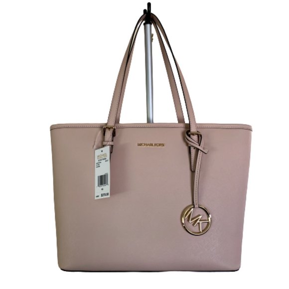 Michael Kors Handbags - NWT Michael Kors Jetset Travel Tote Pink Bag